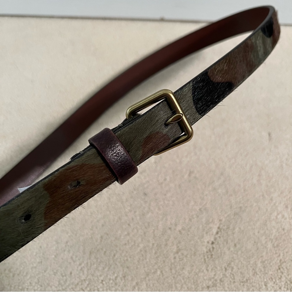 Gap Genuine Cow Leather and Calf Hair Belt